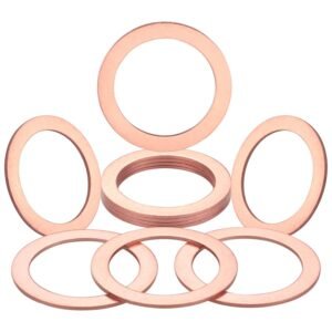 Front Differential Drain Plug Washer Gasket Fits for Toyota 4Runner, Tundra, Tacoma, Sequoia, Land Cruiser, FJ Cruiser, Replacement for The Part# 90430-24003, 10 Pack